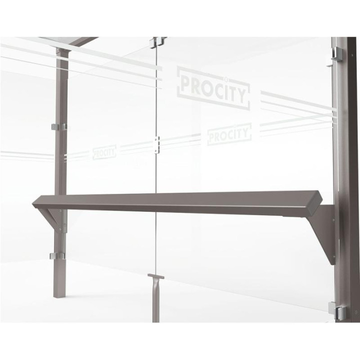 OPTION ASSIS DEBOUT POUR ABRI EXTÉRIEUR ET STATION URBAINE