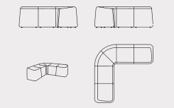 PACK N°1 SAREK - ASSISE DESIGN ÉCOLOGIQUE ET MODULAIRE POUR ESPACE D'ACCUEIL INTÉRIEUR EXTÉRIEUR
