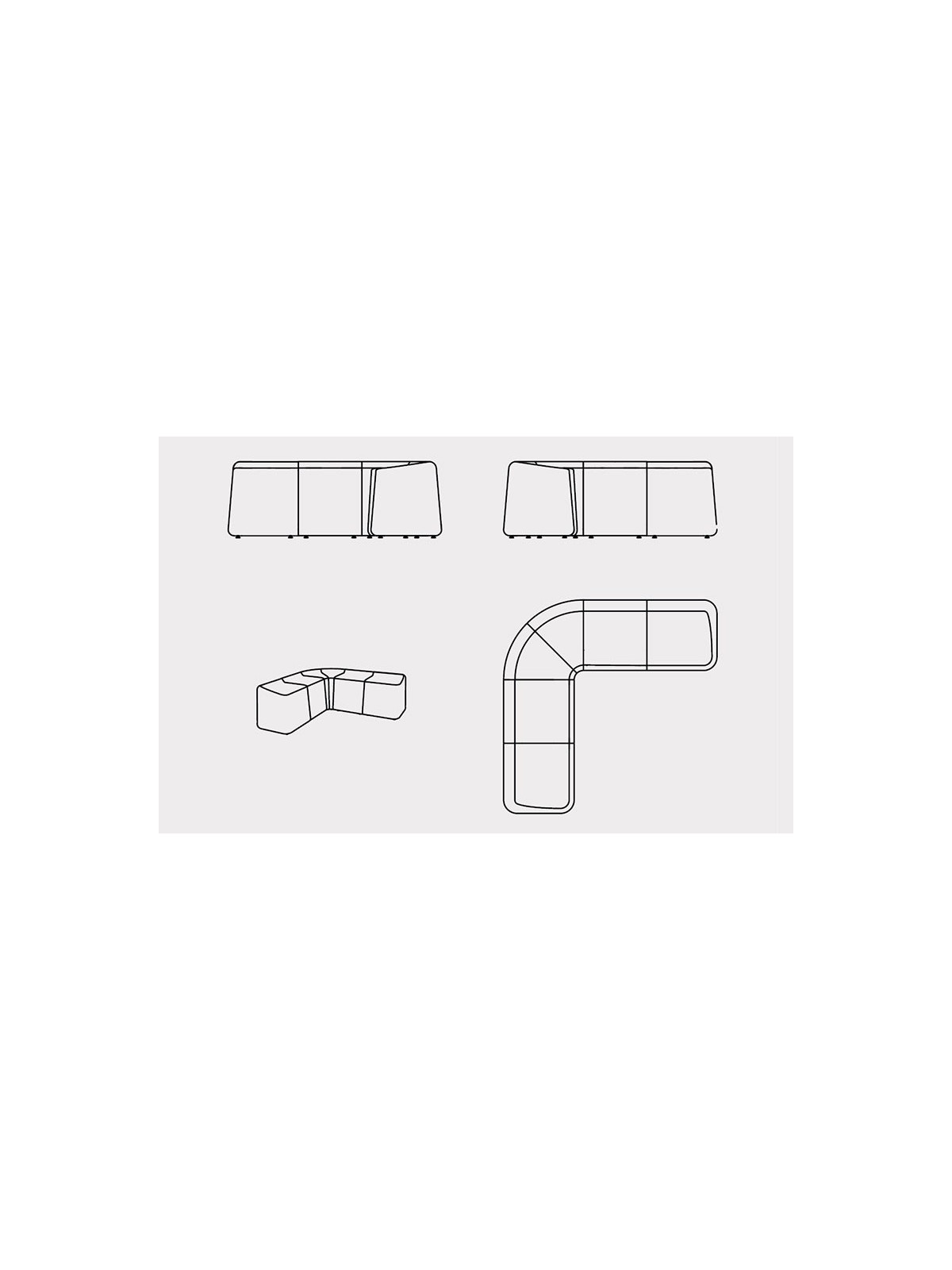 PACK N°1 SAREK - ASSISE DESIGN ÉCOLOGIQUE ET MODULAIRE POUR ESPACE D'ACCUEIL INTÉRIEUR EXTÉRIEUR