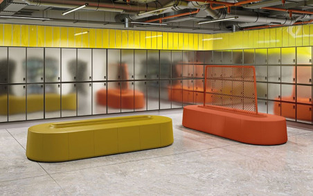 PACK N°2 SAREK - ASSISE OVALE CONVIVIALE DESIGN MODERNE POUR AÉROPORT, MUSÉE OU CENTRE COMMERCIAL