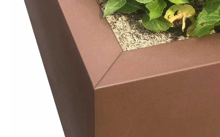 JARDINIÈRE GRANDE TAILLE GLORIA EN ACIER POUR ESPACE PUBLIC
POT DE FLEUR GÉANT MODERNE POUR FLEURISSEMENT URBAIN