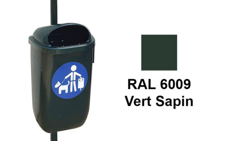 CORBEILLE DE PROPRETÉ 50 L PEHD