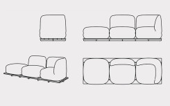 PACK N°1 VISTAS - ASSISES SUR SUPPORT BOIS
ASSISE DESIGN MODERNE ÉCOLOGIQUE MODULAIRE VISTAS
