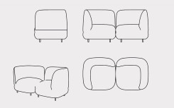 PACK N°2 VISTAS - DOUBLE ASSISES CONFORT
ASSISES VISTAS MODERNE POUR ESPACE DE REPOS DESIGN INTÉRIEUR EXTÉRIEUR