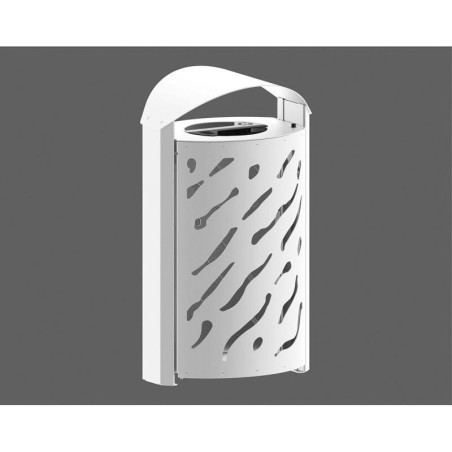 CORBEILLE DE VILLE JUSSAC 2 x 60 L - TRI SÉLECTIF AVEC TOIT
POUBELLE URBAINE DOUBLE FLUX AVEC TOIT TRI ET RECYCLAGE DES DÉCHETS