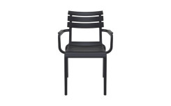 FAUTEUIL ALMA noir