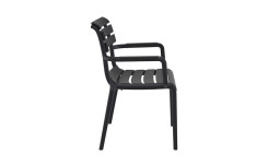 FAUTEUIL ALMA noir