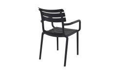 FAUTEUIL ALMA noir