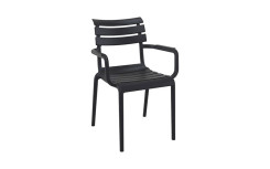 FAUTEUIL ALMA noir