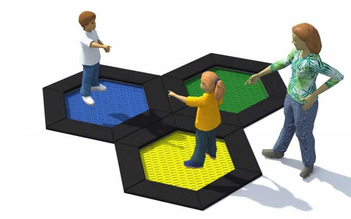 ENSEMBLE TRAMPOLINE ENTERRÉ HEXAGONALE 3 MODULES POUR ENFANT
TRAMPOLINE EXTÉRIEUR HEXAGONAL POUR CAMPING ET AIRE DE JEUX