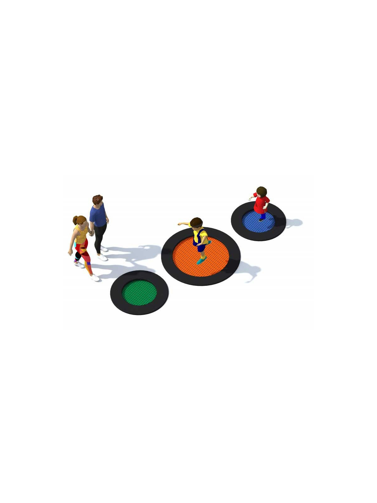 ENSEMBLE TRAMPOLINE ENTERRÉ ROND POUR ENFANT 3 MODULES
TRAMPOLINE ROND ENTERRÉ AU SOL POUR AIRE DE JEUX ESPACE PUBLIC