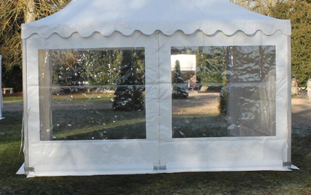 RIDEAU FENÊTRE CRISTAL POUR TENTE DE RÉCEPTION TRIGANO