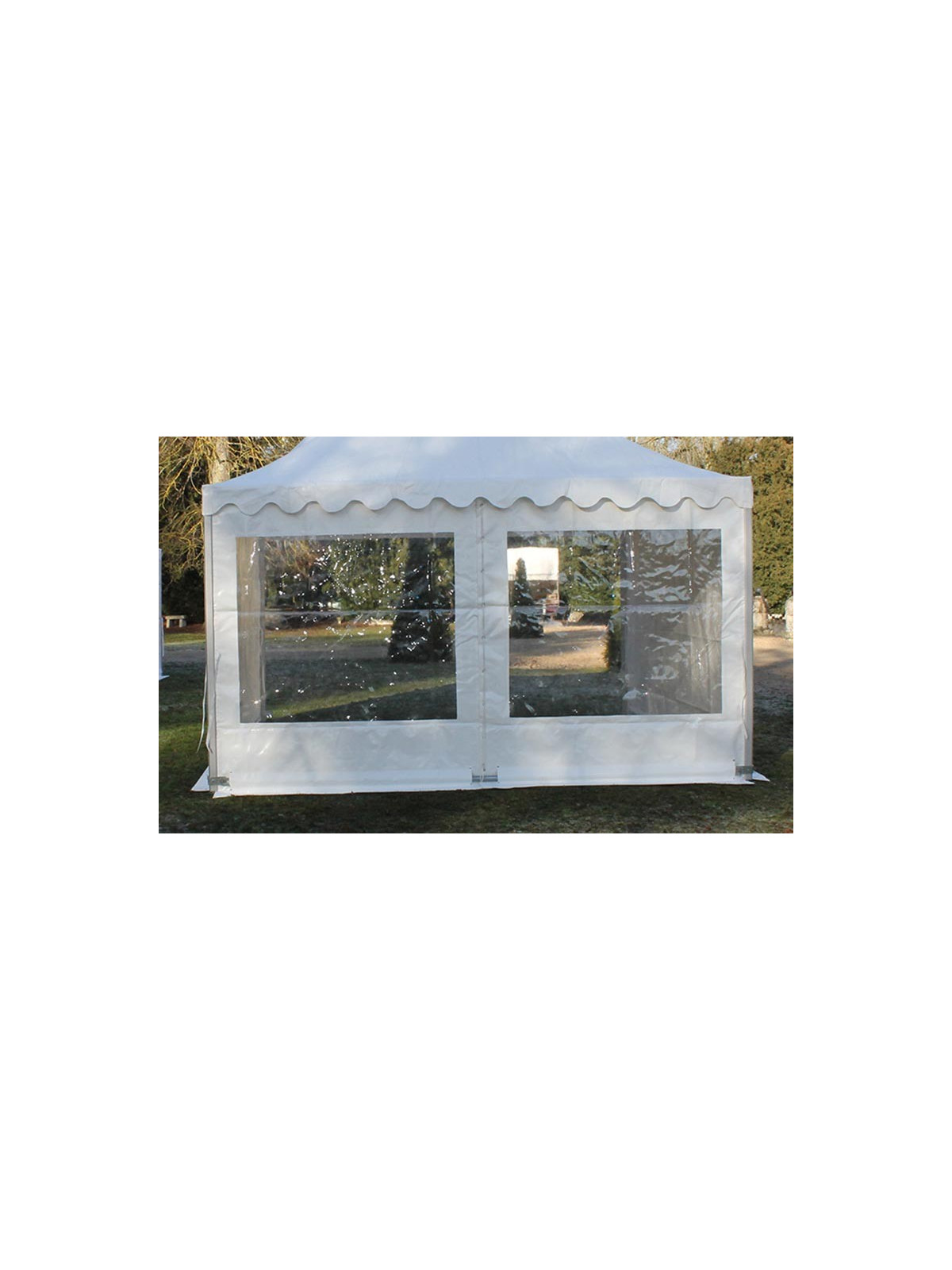 RIDEAU FENÊTRE CRISTAL POUR TENTE DE RÉCEPTION TRIGANO