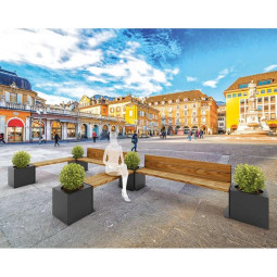 BANC EXTÉRIEUR DESIGN ELITE ACIER / BOIS
BANC URBAIN POUR PARC EXTÉRIEUR
BANC MODULABLE ELITE