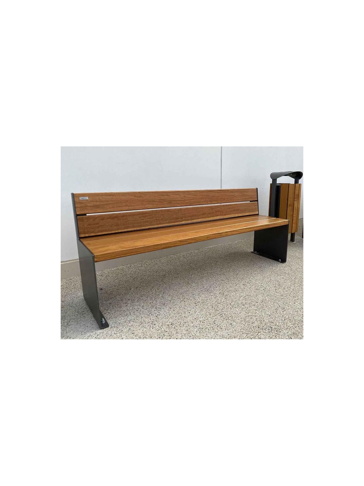BANC EXTÉRIEUR DESIGN ELITE ACIER / BOIS
BANC URBAIN POUR PARC EXTÉRIEUR
BANC MODULABLE ELITE