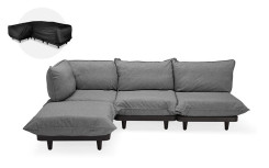 SALON DE JARDIN PALETTI PACK L MODERNE POUR TERRASSE DE JARDIN OU COURS EXTÉRIEUR D’HÔTEL ET RESTAURANT