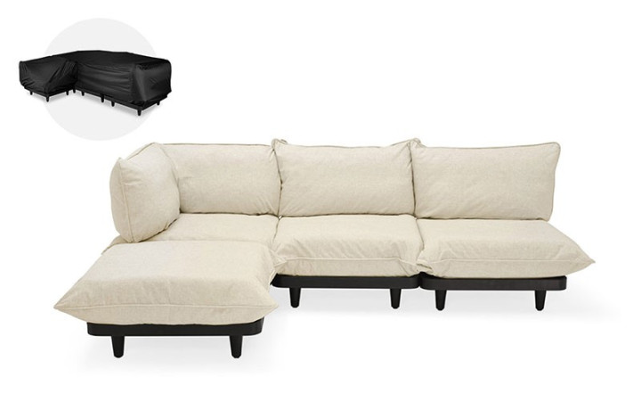 SALON DE JARDIN PALETTI PACK L MODERNE POUR TERRASSE DE JARDIN OU COURS EXTÉRIEUR D’HÔTEL ET RESTAURANT