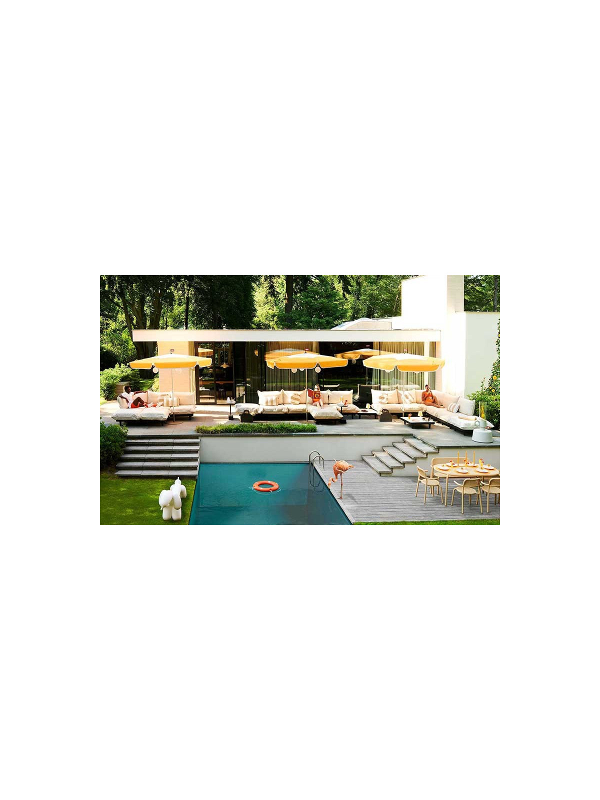 SALON DE JARDIN PALETTI PACK L MODERNE POUR TERRASSE DE JARDIN OU COURS EXTÉRIEUR D’HÔTEL ET RESTAURANT