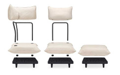 SALON DE JARDIN PALETTI PACK L MODERNE POUR TERRASSE DE JARDIN OU COURS EXTÉRIEUR D’HÔTEL ET RESTAURANT