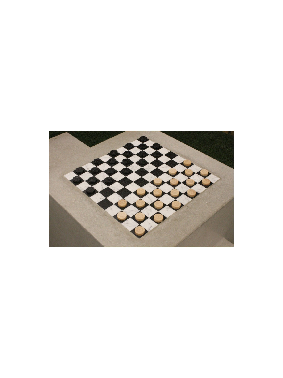 TABLE BANC DE DAMES BETON NATUREL