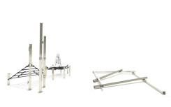 MODULE DE GRIMPE ET STRUCTURE DE JEUX D'ÉQUILIBRE POUR ENFANT
PARCOURS AGRÈS SPORTIFS POUR AIRE DE JEUX ESPACE PUBLIC