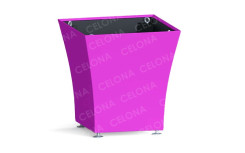 POT EXTERIEUR VOGUE CARRE MODERNE 
JARDINIÈRE CARRÉ DESIGN EN POLYÉTHYLÈNE PROFESSIONNEL ET COLLECTIVITÉ