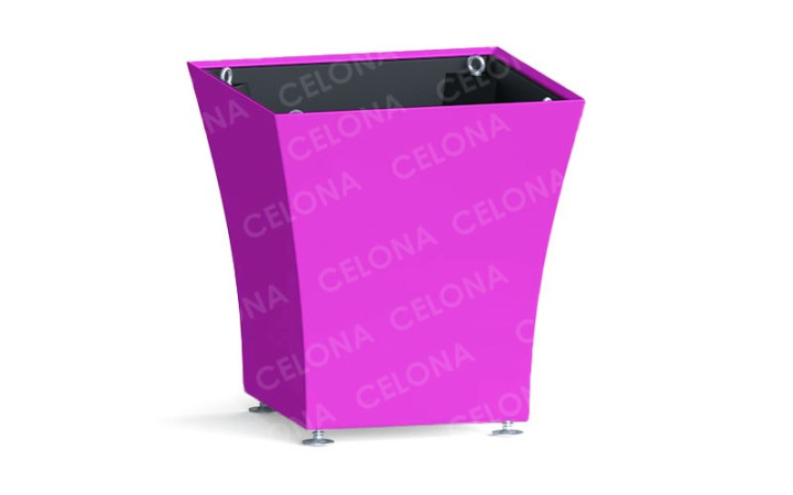 POT EXTERIEUR VOGUE CARRE MODERNE 
JARDINIÈRE CARRÉ DESIGN EN POLYÉTHYLÈNE PROFESSIONNEL ET COLLECTIVITÉ