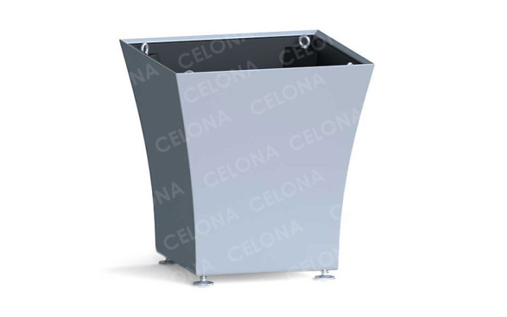 POT EXTERIEUR VOGUE CARRE MODERNE 
JARDINIÈRE CARRÉ DESIGN EN POLYÉTHYLÈNE PROFESSIONNEL ET COLLECTIVITÉ