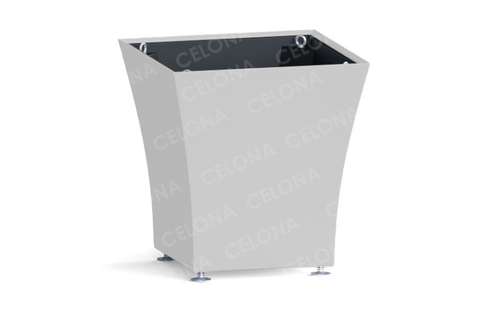 POT EXTERIEUR VOGUE CARRE MODERNE 
JARDINIÈRE CARRÉ DESIGN EN POLYÉTHYLÈNE PROFESSIONNEL ET COLLECTIVITÉ