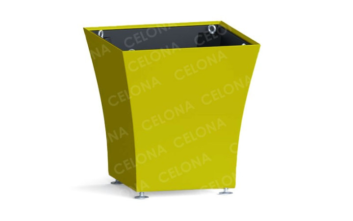 POT EXTERIEUR VOGUE CARRE MODERNE 
JARDINIÈRE CARRÉ DESIGN EN POLYÉTHYLÈNE PROFESSIONNEL ET COLLECTIVITÉ