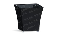 POT EXTERIEUR VOGUE CARRE MODERNE 
JARDINIÈRE CARRÉ DESIGN EN POLYÉTHYLÈNE PROFESSIONNEL ET COLLECTIVITÉ