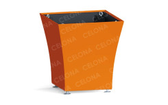 POT EXTERIEUR VOGUE CARRE MODERNE 
JARDINIÈRE CARRÉ DESIGN EN POLYÉTHYLÈNE PROFESSIONNEL ET COLLECTIVITÉ