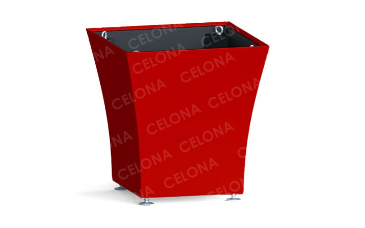 POT EXTERIEUR VOGUE CARRE MODERNE 
JARDINIÈRE CARRÉ DESIGN EN POLYÉTHYLÈNE PROFESSIONNEL ET COLLECTIVITÉ