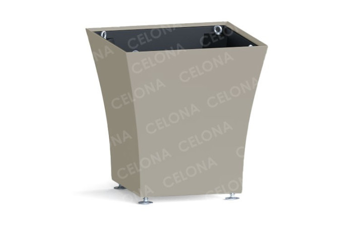 POT EXTERIEUR VOGUE CARRE MODERNE 
JARDINIÈRE CARRÉ DESIGN EN POLYÉTHYLÈNE PROFESSIONNEL ET COLLECTIVITÉ