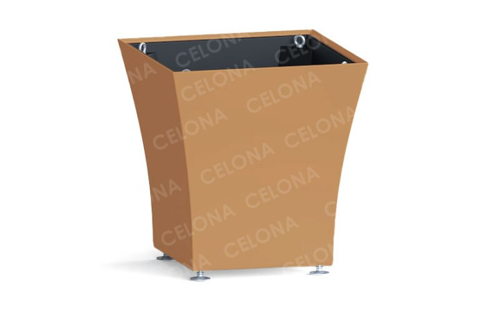 POT EXTERIEUR VOGUE CARRE MODERNE 
JARDINIÈRE CARRÉ DESIGN EN POLYÉTHYLÈNE PROFESSIONNEL ET COLLECTIVITÉ