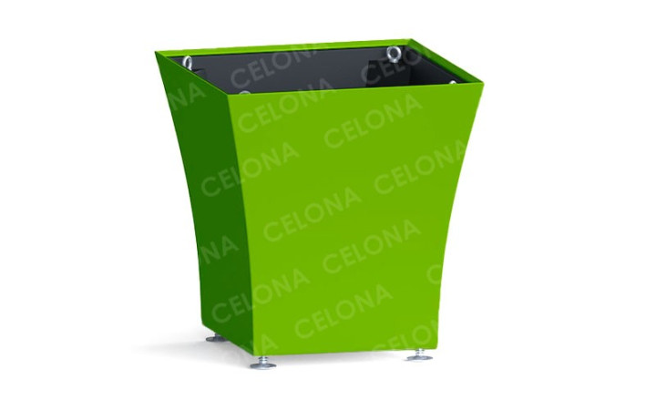 POT EXTERIEUR VOGUE CARRE MODERNE 
JARDINIÈRE CARRÉ DESIGN EN POLYÉTHYLÈNE PROFESSIONNEL ET COLLECTIVITÉ