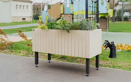 JARDINIÈRE PÉDAGOGIQUE RECTANGULAIRE OSLO 
JARDINIÈRE POUR ÉCOLE, CENTRE DE LOISIR OU COPROPRIÉTÉ