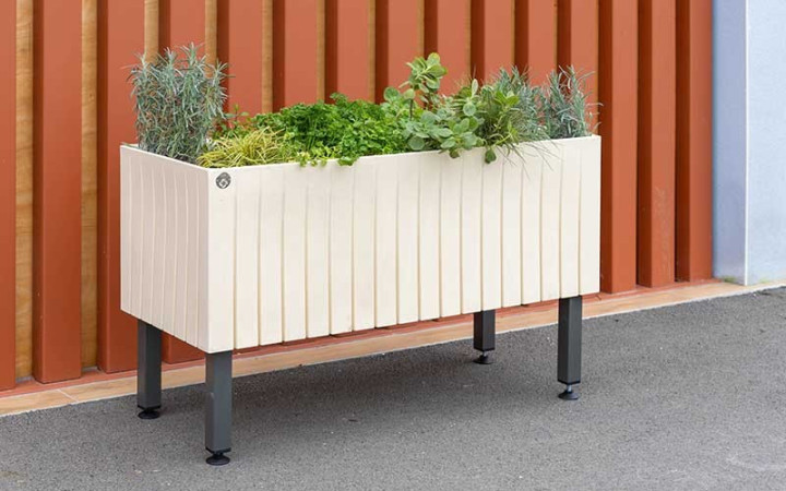 JARDINIÈRE PÉDAGOGIQUE RECTANGULAIRE OSLO 
JARDINIÈRE POUR ÉCOLE, CENTRE DE LOISIR OU COPROPRIÉTÉ