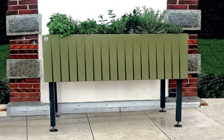 JARDINIÈRE PÉDAGOGIQUE RECTANGULAIRE OSLO 
JARDINIÈRE POUR ÉCOLE, CENTRE DE LOISIR OU COPROPRIÉTÉ