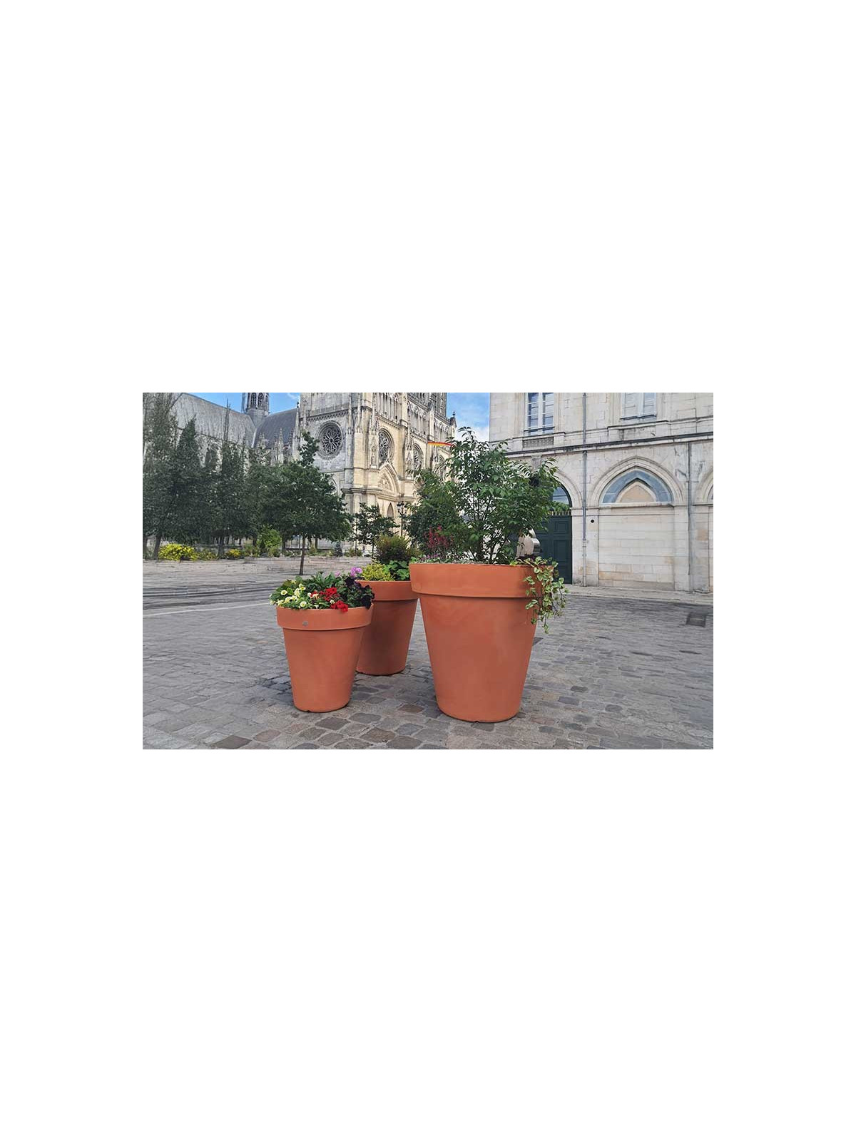 POT ROND POLYETHYLENE TC TERRE CUITE