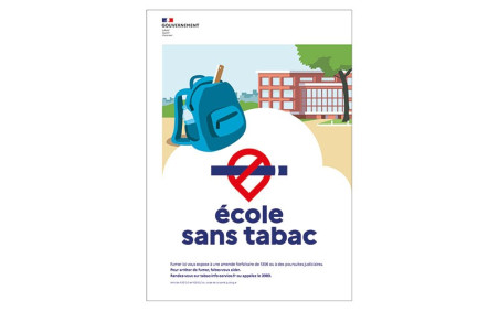 PANNEAU EN COMPOSITE ALUMINIUM ÉCOLE NON FUMEUR
SIGNALÉTIQUE ÉCOLE SANS TABAC POLITIQUE ANTI-TABAC