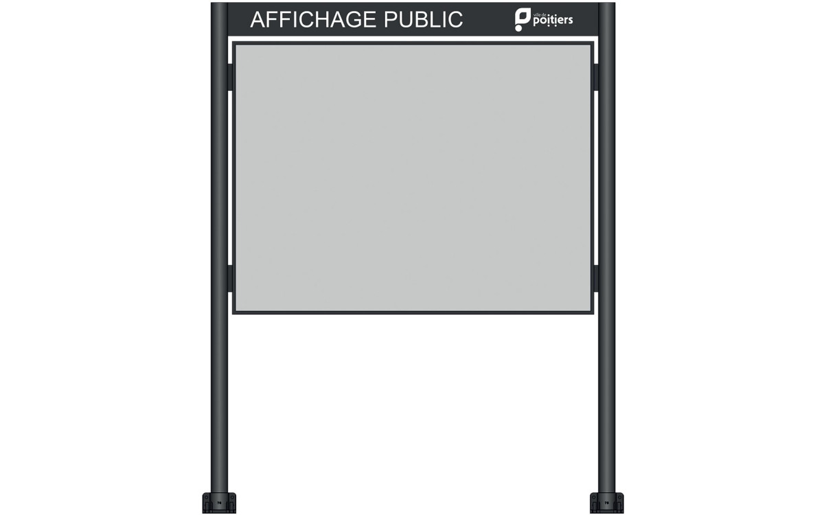 PANNEAU AFFICHAGE PUBLIC LIBRE