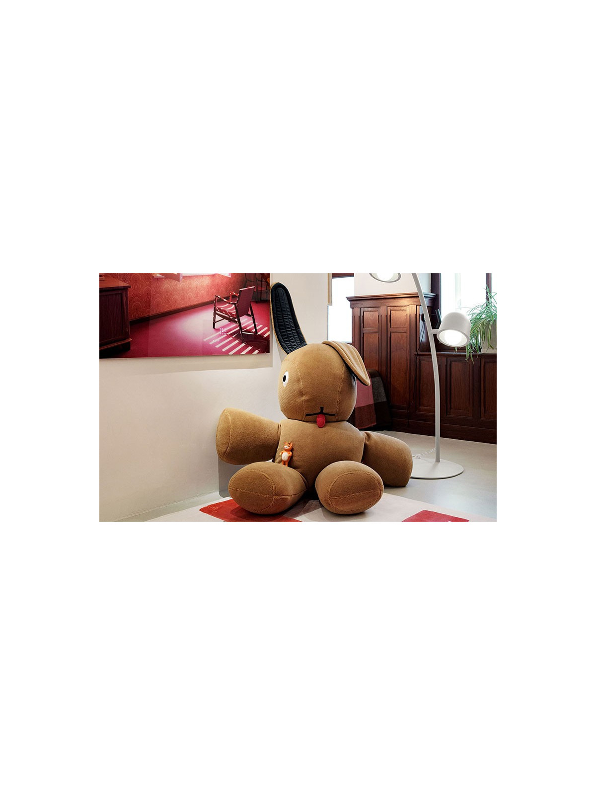 PELUCHE LAPIN GÉANTE DÉCORATIVE POUR ENFANT
POUF DESIGN ET MODERNE POUR INTÉRIEUR