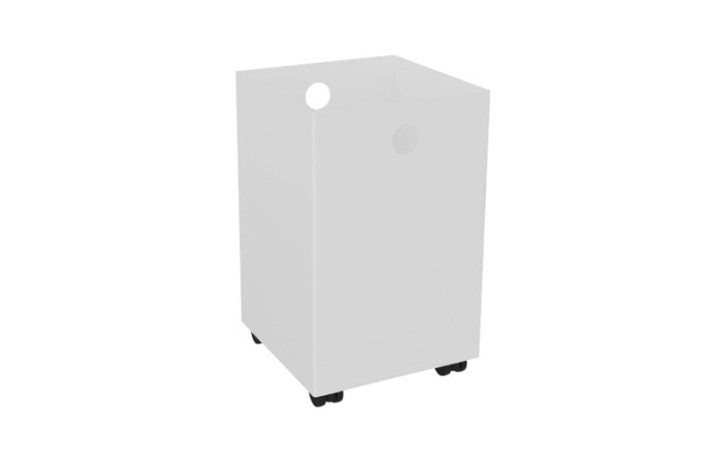 BAC INTERIEUR SUR ROULETTE BLANC