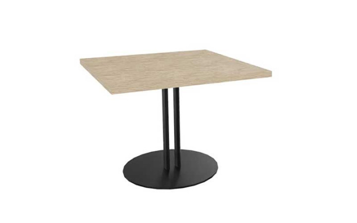TABLE BASSE CONTEMPORAINE CARRÉE HELENE MÉTAL ET STRATIFIÉ 
MOBILIER DESIGN INTÉRIEUR POUR COLLECTIVITÉ ET PROFESSIONNEL