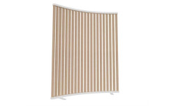 MOBILIER INTÉRIEUR DESIGN DE BUREAUX 
CLAUSTRA COURBE SÉPARATEUR D'ESPACE AVEC TUBE CARTON
CLOISON COURBE POUR PROFESSIONNEL