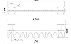 SUPPORT 9 TROTTINETTES MURAL