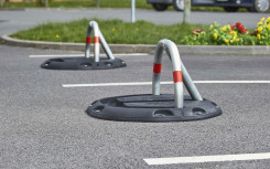 BLOC PARKING 3 PIEDS EN CAOUTCHOUC RECYCLE