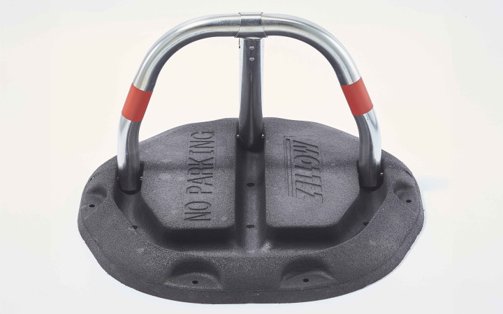 BLOC PARKING 3 PIEDS EN CAOUTCHOUC RECYCLE