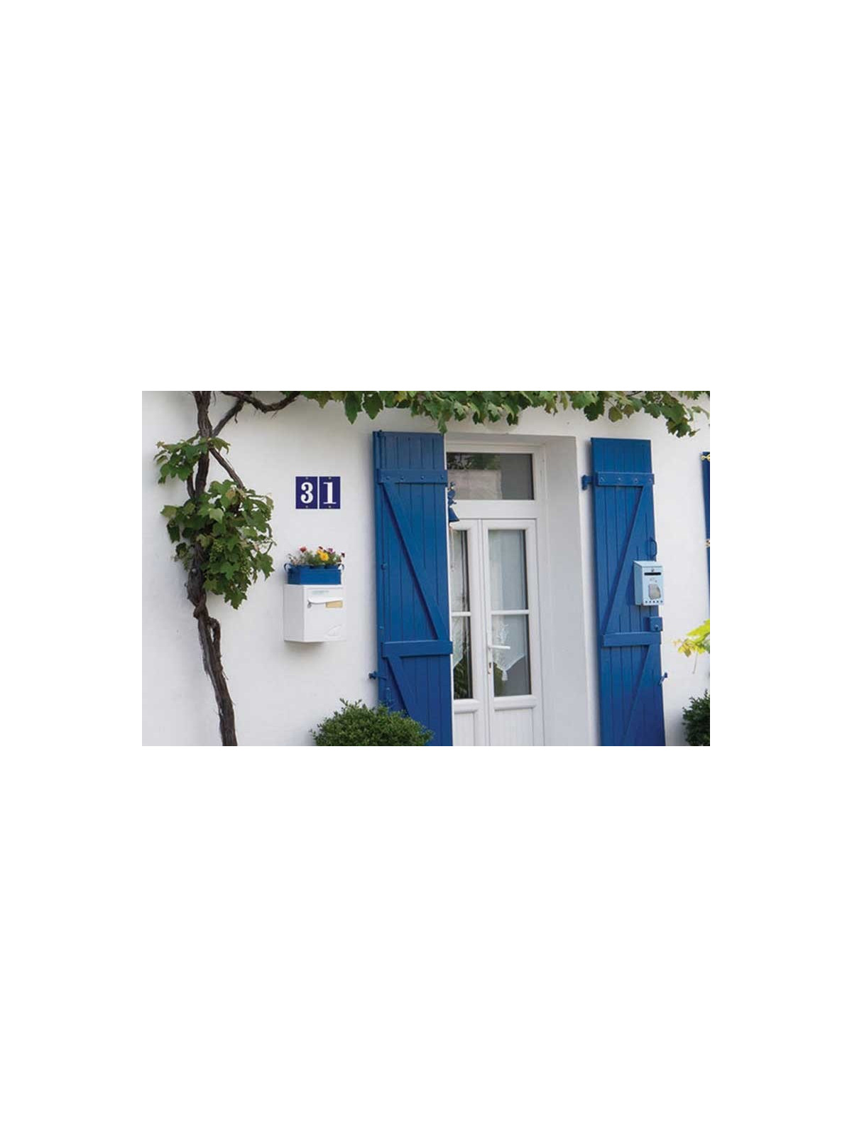 PLAQUE DE NUMEROS DE MAISON